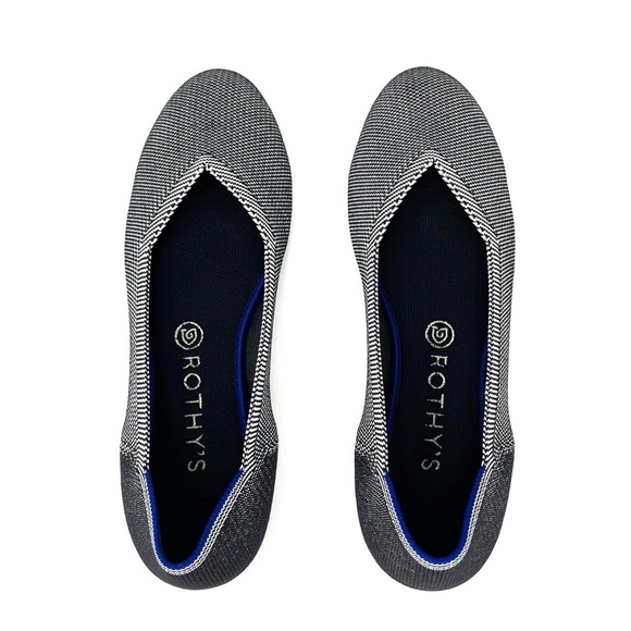 Rothy’s The Flat Birdseye Gray Women’s Shoe Size 10 Round Toe Shoes Recycled EUC - Picture 11 of 14